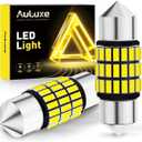 DE3175 DE3021 LED Bulbs  Dome, Map, Interior Door, Trunk, Glove Box, Vanity Mirror Lights  4-SMD, 500% Brighter, 6500K White, Non-Polarity  2 Pack