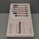 StyleVibe 6-in-1 Air Styler, Hair Dryer & Blow Dryer Brush with Travel Case - Auto Wrap Curls (L/R), Fast Drying, Thermal Round Brush for Smooth Blowouts & Frizz-Free Volume, No Heat Damage