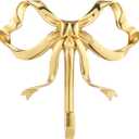 Zerodeko Bow Hook Door Hanger Wall Peg Hook Door Hooks Decorative Hooks Bowknot Hook Kitchen Hook Towel Hook Punch Free Hooks Hat Hooks Wall Hooks Home Decor Unique Brass Household Products, S