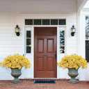 20 Bundles Artificial Flowers for Outdoors, UV Resistant Fake Flower with Plastic Plants, Faux Silk Flowers for Outdoor Planters , Fake Realistic Plant for Outside Front Porch Patio Decor-Yellow