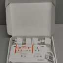 2000W Voltage Converter US to Europe, 220V to 110V Converter for European Travel, Power Adapter for Hair Dryer, European Travel Plug Adapter with 3 AC 2 USBC 2 USBA Ports & EU/UK/AU/IT Plugs (White)