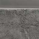 Yimobra Chenille Bathroom Rugs Non Slip, Extra Thick Soft Absorbent Bath Rug 31.5x20 Inch, Machine Washable Quick Dry Bath Mat for Bathroom Floor, Tub and Shower, Home Decor Accessories, Light Grey