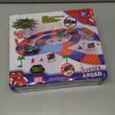 Ancitoy Spider Race Track Toy for Boys 4-6, Race Car Set with 2 Spider Cars, DIY Flexible Tracks Playset, Toddler STEM Building Toys for Girls, Christmas, Birthday Gift for Kids Ages 3+