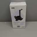 KDD Dual Controller Holder with Headphone Stand - Multi-Functional Desk Storage Box with Phone Holder - Universal Controller Stand with Desktop Organizer for Remote Control Pen Accessories(Black)