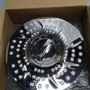 SR SUN RISE Filtered Shower Head with Filters, 20-Stage Shower Head Filter for Hard Water, Fixed Showerhead with Easy-Replace Cartridge to Remove Chlorine & Heavy Metals (7-Inch, Chrome)