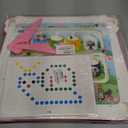 2-IN-1 Large Magnetic Drawing Board for Toddlers Kids, Magnetic Color and Number Maze, Magnetic Dot Art Board for Kids, Montessori Education Travel Toys for Boys Girls Age 3 4 5 6 7 8 Years Old