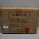 5-Step Wooden Dog Steps for Bed, Anti-Slip Dog Stairs with Carpet Pads, 23.6 Inches Pet Ramp for Dogs to Get on Bed, Pet Stairs for Old & Senior Dogs/Cats, Pet Steps Ladder for High Beds/Couch Sofa