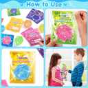 Valentines Day Gifts for Kids, 24 Packs Stress Balls with Valentines Day Cards for Kids School, Stress Relief Squeeze Toys for Boys Girls, Valentine Exchange Cards for Kids, Valentines Party Favors