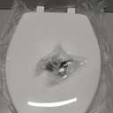 Bemis 7300SLEC Slow Close Toilet Seat, Easy Clean Hinges and Durable Plastic Seat, Made in USA, Elongated, White