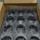 Stemless Wine Glasses Set of 12-15oz Red/White Wine Glasses, Crystal, Clear, Dishwasher Safe, Ideal for Daily Use, Birthday, Wedding, Home Party, Anniversary, Shower