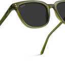 WearMe Pro Polarized Classic Retro Flat Square Unisex Sunglasses