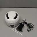 Ultrasonic Retainer Cleaner - UV Dental Cleaning Pod Night Guard Cleaner for Dentures, Aligner, Braces, Toothbrush Heads, Jewelry (White)