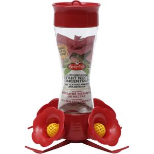Perky Pet 203CPBN 8 Oz Clear Glass Hummingbird Feeder