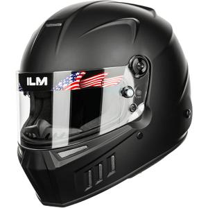 ILM Snell SA2025 Full Face Auto Racing Helmets Lightweight Fiberglass for Adult Men and Women Model 890 M