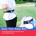 Flag Football Belts, 14 Player Flag Football Set with 42 Flags for Kids Youth and Adults Training Equipment