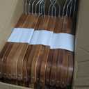 Bamboo Wood Hangers (Bamboo, 30 PCS)