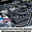 12262 PCV Valve Hose Ventilation NO.2 Replacement for Toyota RAV4 Camry Highlander Sienna Venza Scion TC 2009 2010 2011 2012 2013 ASU40 2.7 RX270/350/450H 12262-36020 12262-36040 1226236020 1226236040
