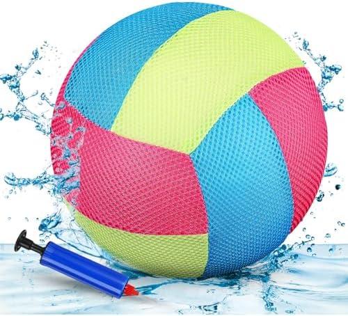 Pack Of 2 Threan 8.5 Inch Waterproof Volleyball with Sure Grip Technology Water Beach Pool Volleyball for Teens Adults Pool Game Outdoor and Indoor Pack Of 2 Threan 8.5 Inch Waterproof Volleyball with Sure Grip Technology Water Beach Pool Volleyball for Teens Adults Pool Game Outdoor and Indoor