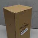 Artificial Pumpkin Decor, Brown and White Decorative Pumpkins, Thanksgiving Resin Pumpkins Figurine Set of 2, Carved Pumpkin Statues for Rustic Fall Tabletop Home Decor, Harvest, Wedding