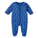 Minicoco Baby Footie Jumpsuit Lightly Thick Romper for 0-12 Months Winter