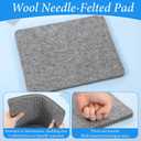 Needle Felting Pad, Needle Felt Pad, Grey Felting Mat, 8 X10 Inch, Thick and Firm, Wool Pressing Mats for Quilting for Any Wool Feltings Supplies