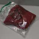 36 Inch Christmas Tree Skirt, Chunky Rustic Twisted Woven Round Tree Skirt with Tie Closure for Family Gatherings, Holiday Parties, Christmas Decorations (Red)