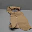 Traleubie Women's Cropped Blazers 3/4 Ruched Sleeve Lightweight Office Wear Short Blazer with Button, XL