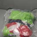 Vanfunny Green Monster Santa Claus Costume Set for Adults, 7PCS Christmas Santa Outfit Suit, Festive Xmas Halloween Cosplay Costumes (Green, AdultS/M)