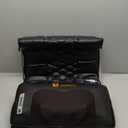 Massage Mat, Detachable Neck Massager, Full Body Vibration Heating, Massage Pad with 10 Vibrating Motors and 9 Speed Settings for Home Office Use, Gift for Men Women Parents Christmas,Black