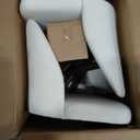 COLAMY Upholstered Dining Chairs Set of 6, Modern Fabric Dining Room Kitchen Side Chair with Padded Seat and Wood Legs for Restaurant/Cafe, Beige