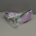 Cute Oval Cotton Rope Wicker Storage Basket with Handle - Empty Baby Nursery Box Bin Organizer for Kids, Cats, Dogs & Easter - Light Purple Lavender