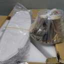 Ceiling fan with light, 48" RGB Low Profile Ceiling fans with Lights and Remote Control, Dimmable, DC Reversible Motor, Noiseless, 6 Speeds Flush Mount White Ceiling Fan for Bedroom