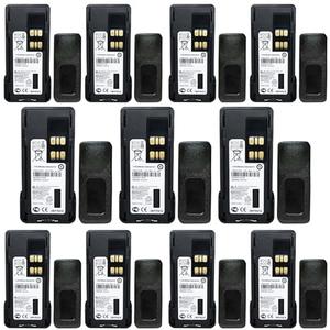 Teseko 16-Pack 3000mAh PMNN4409 PMNN4409AR PMNN4544A PMNN4491BR PMNN4491 PMNN4493A 7.4V Li-ion Two-Way Radio High-Capacity Battery Replacement for Motorola XPR3300 XPR3500 XPR7350 XPR7550+Belt Clip