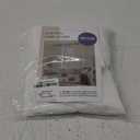 MIULEE 2 Panels Solid Color White Sheer Window Curtains Elegant Window Voile Panels/Drapes/Treatment for Bedroom Living Room (54 X 84 Inches White)