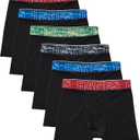 Hanes Boys' Performance Tween Boxer Brief Pack, XTemp Mesh Underwear, Assorted, 6Pack