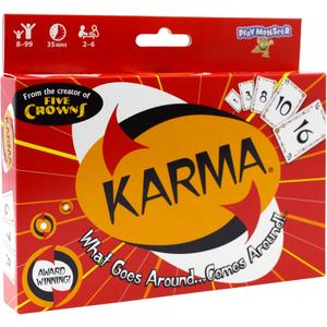 KARMA Card Games for Kids  Kids, Family Games Night, Multi-Player, Screen Free, Travel Games, Playing Cards, What Goes Around, Comes Around, Ages 8+