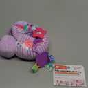 Sumobaby Infant Baby Musical Stuffed Animal Activity Soft Toys with Multi-Sensory Crinkle, Rattle and Textures, for Tummy Time 0-3-6-12 Months Girls, Caterpillar, Purple with Mirrow