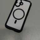 Miracase for iPhone 17 Case 6.3'', Full-Body Bumper Military Drop Protection Outdoor Phone case with Built-in Glass Screen &Camera Control,Easy Installation,No Gap,Compatible with MagSafe,Black