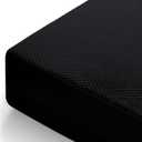 OhGeni 100% Waterproof Mattress Protector, Queen-Black Size Mattress Pad, Fits 6"-20" Mattresses with Deep Pocket, Cooling, Breathable Fitted Sheets, Soft Bed Cover, Noiseless, Machine Washable