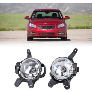 Left Driver and Right Passenger Side Fog Lights Compatible With 2011-2015 Chevy Cruze,2016 Chevy Cruze limited Replace#95169824 95169825 GM2592300 GM2593300(2 PCS)