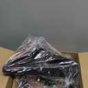 HOUSE DAY Premium Velvet Hangers 50 Pack Black, Non-Slip Flocked Felt Hangers, Sturdy Clothes Hangers with 360° Rotatable Hook, Heavy Duty Coat Hanger, Durable Slim Hanger for Closet Space Saving