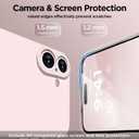 for iPhone 16 Silicone Case Soft Protective Shockproof Magnetic Case Compatible MagSafe iPhone 16 6.1" Silicones Phone Case Black (Pink and White)