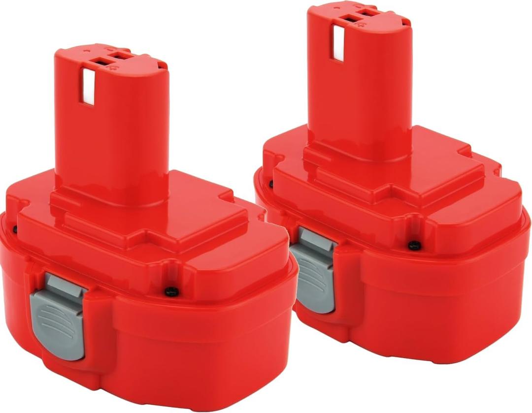 2Pack 4000mAh Replacement for Makita 18V Battery PA18 1822 1823 1833 1834 1835 1835F 192826-5 192827-3 192828-1 192829-9 193159-1 193140-2 193102-0 194105-7 193061-8 193783-0(Ni-MH Battery)