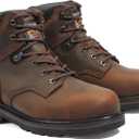 Timberland PRO Men's Pit Boss 6 Inch Steel Safety Toe Industrial Work Boot, Brown-2024 New, 10.5