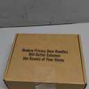 Estmoon 1 Pack Door Handle Black Interior Door Knobs, Keyless Privacy Door Lock for Bathroom, Heavy Duty Zinc Alloy, 2.07 lb Door Lever Set for Bedroom Bathroom