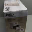 bella 4Qt Slim Air Fryer, Fits-anywhere Kitchenware, EverGood Ceramic Nonstick Coating, Adjustable Temperature, 6 Preset Cooking Options, 60 Min Auto Shutoff w Audible Tone, 3.3lb Capacity, Oatmilk