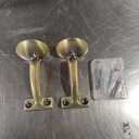 6084 Red Oak Straight Wood Handrail Kit 7 ft for StairsDual Use Wall Mount & Railing Post Compatible, Indoor Wood Staircase Handrail for Home, Corridor, Loft(Brass, Tapered)