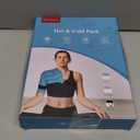 Comfytemp Shoulder Ice Pack Wrap Rotator Cuff Cold Therapy, FSA Approved HSA, Ice Packs for Injuries Reusable Gel, Cold Compress Brace for Shoulder Pain Relief, Men Women Recovery Items (Large), Black