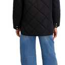 Kensie Women's Outerwear Coat, Black Soft, Medium