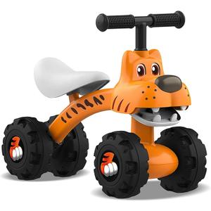 Wdmiya Baby Balance Bike for 1 Year Old Boys Girls, Riding Toys for Toddlers, No Pedal Bicycle, 12-36 Months Kids First Bike, Best Gift for Birthday, Christmas, Halloween (Tiger)